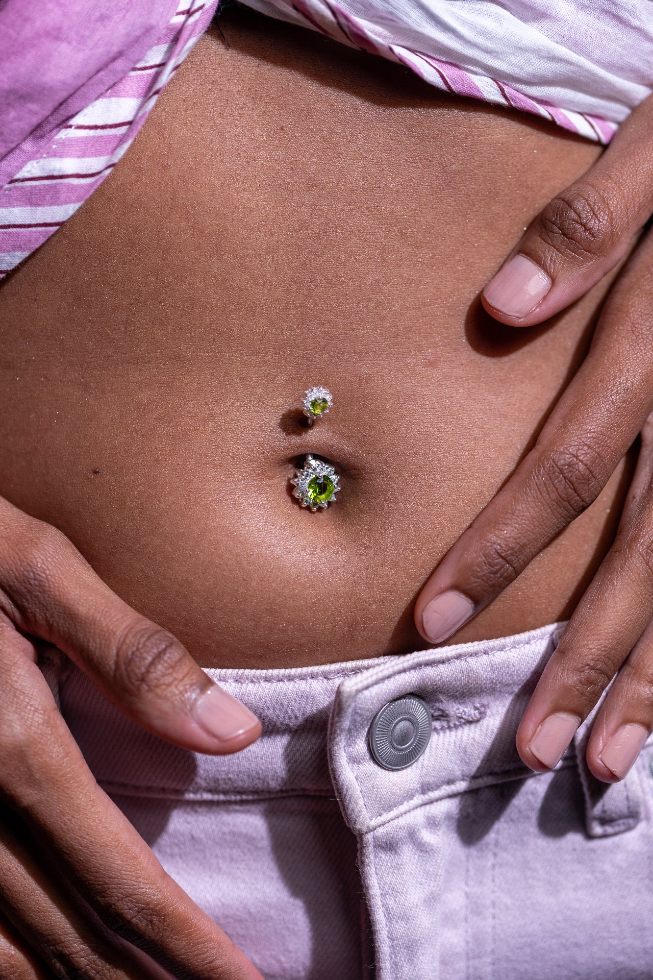 Elegant Little Belly Button Rings Sanfenly Clip On Fake Belly