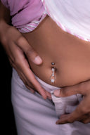 Floral Arch Belly Button Ring