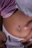 Starlight Blossom Belly Button Ring