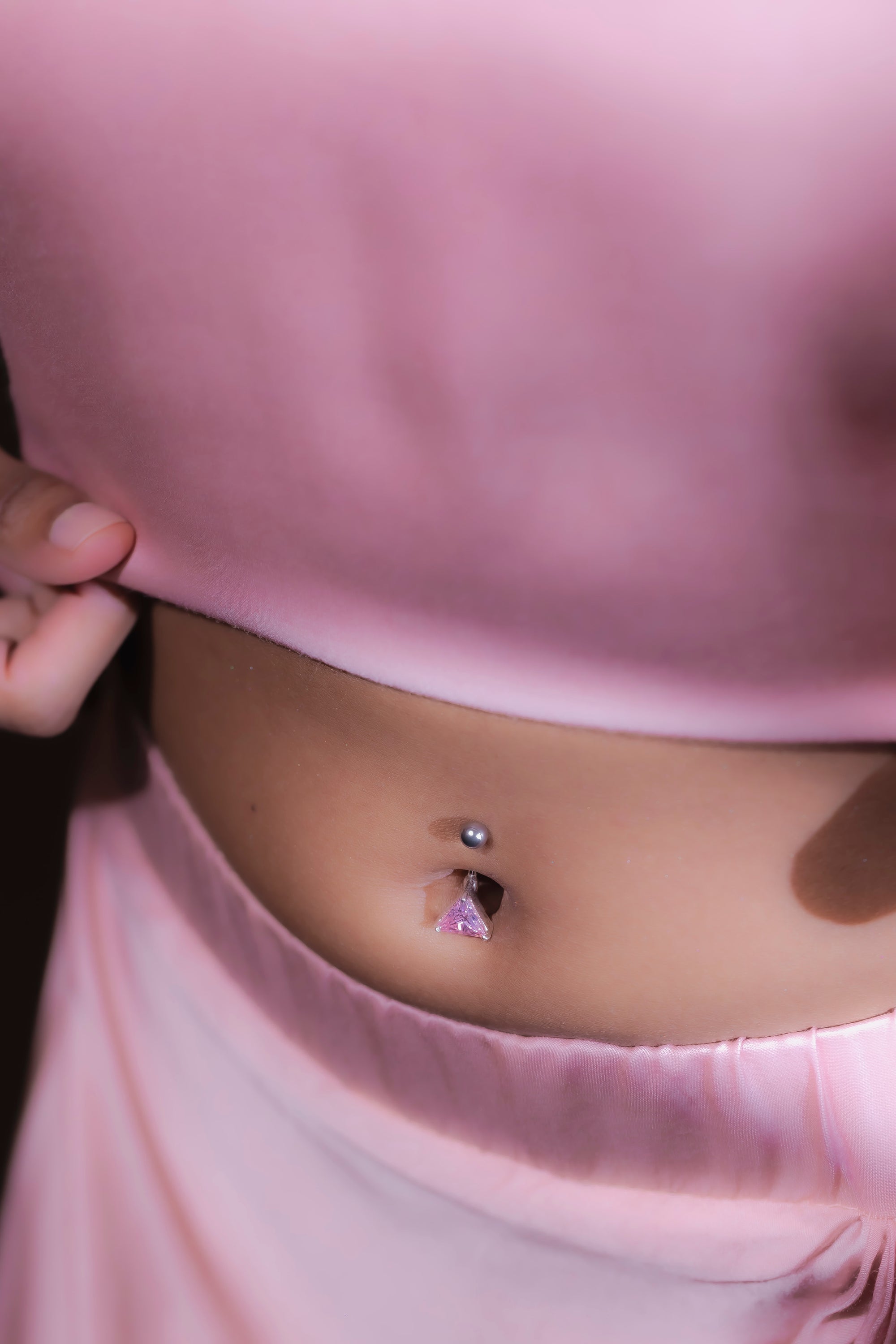 Prism Glow Belly Button Ring