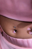Prism Glow Belly Button Ring