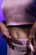 Luminous Loop Belly Button Ring