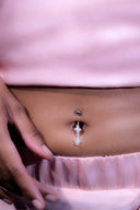 Blossom Quartet Belly Button Ring