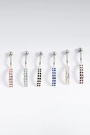 Cora Band Silver Belly Button Ring