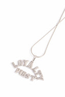 Code Loyal Silver Pendant