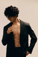 Ace of Spades Silver Pendant