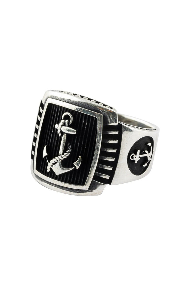 Anchor Ridge Men’s Silver Ring Parman