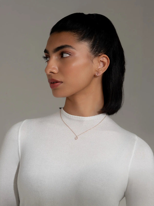 Anneliese Silver Pendant and Earrings Set
