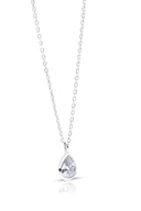 Calyra Silver Pendant and Earrings Set