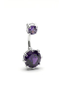 Solitaire Glow Belly Button Ring