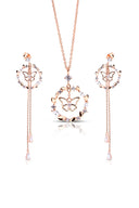Fiorielle Pendant and Earrings Set