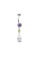 Blossom Trail Belly Button Ring