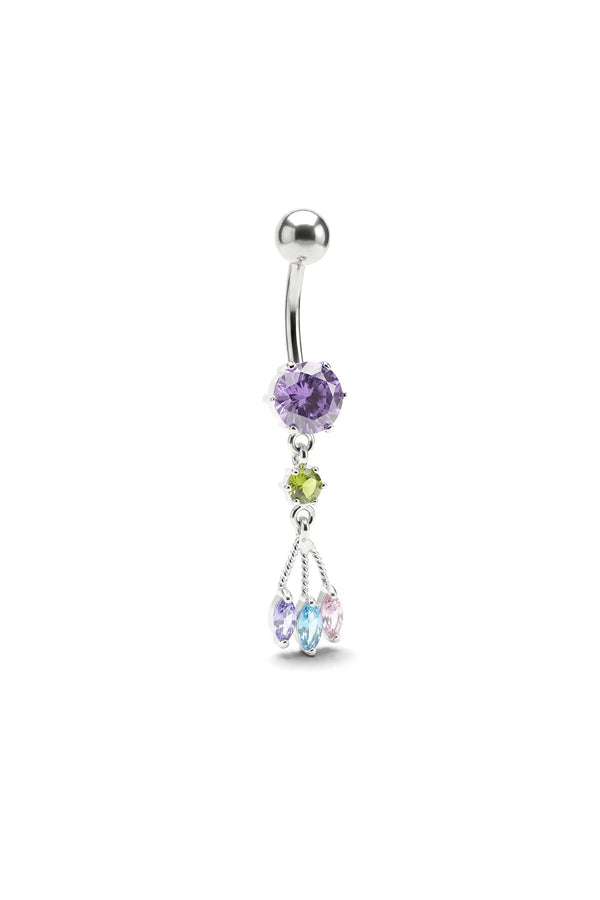 Blossom Trail Belly Button Ring