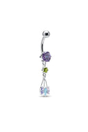 Blossom Trail Belly Button Ring