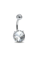 Crystal Eternity Belly Button Ring