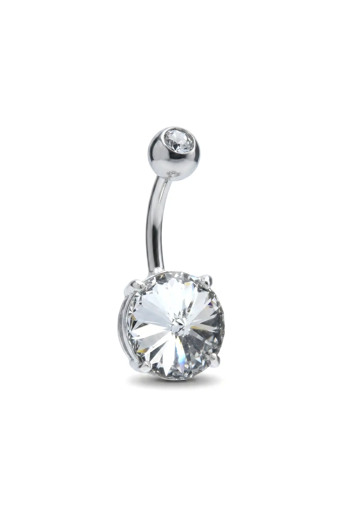 Crystal Eternity Belly Button Ring
