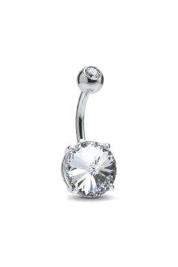 Crystal Eternity Belly Button Ring