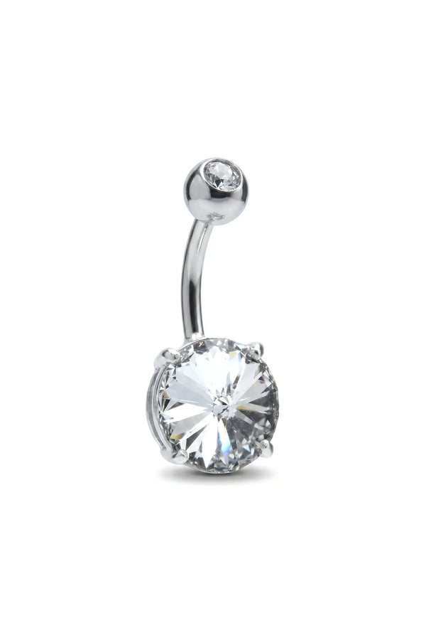 Crystal Eternity Belly Button Ring