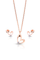 Maisie Silver Pendant and Earrings Set