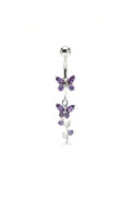 Butterfly Kisses Belly Button Ring