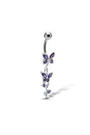 Butterfly Kisses Belly Button Ring