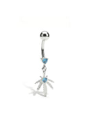 Celestial Leaf Belly Button Ring