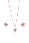 Petina Silver Pendant and Earrings Set