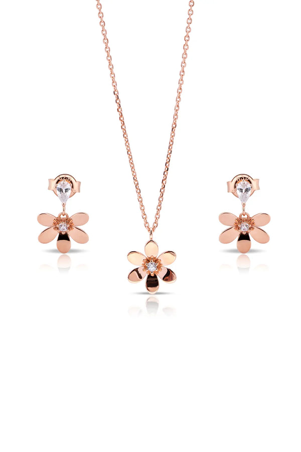 Maribel Pendant and Earrings Set
