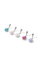 Dewdrop Bloom Belly Button Ring