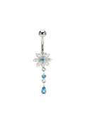 Floral Symphony Belly Button Ring