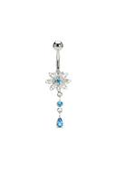 Floral Symphony Belly Button Ring