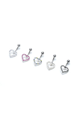 Crystal Frame Belly Button Ring