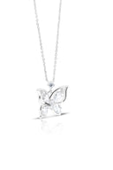 Flitara Silver Pendant and Earrings Set