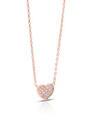 Amorella Silver Pendant and Earrings Set