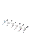 Floral Symphony Belly Button Ring