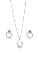 Celestine Pendant and Earrings Set