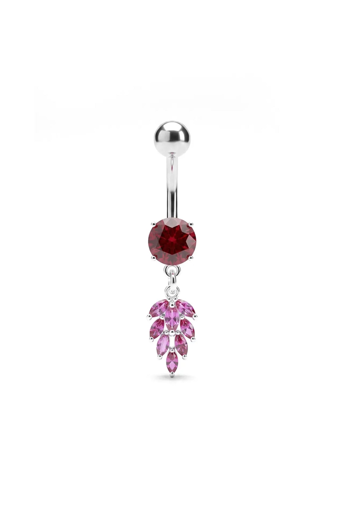 Crimson Warden Belly Button Ring
