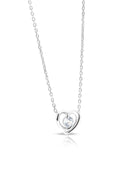 Mariselle Silver Pendant and Earrings Set