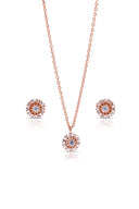 Florine Pendant and Earrings Set