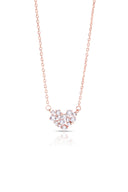 Florisse Silver Pendant and Earrings Set
