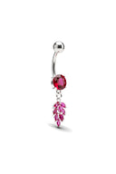 Crimson Warden Belly Button Ring