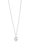 Calyra Silver Pendant and Earrings Set
