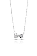 Miréa Silver Pendant and Earrings Set