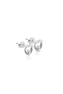 Cordelle Silver Pendant and Earrings Set