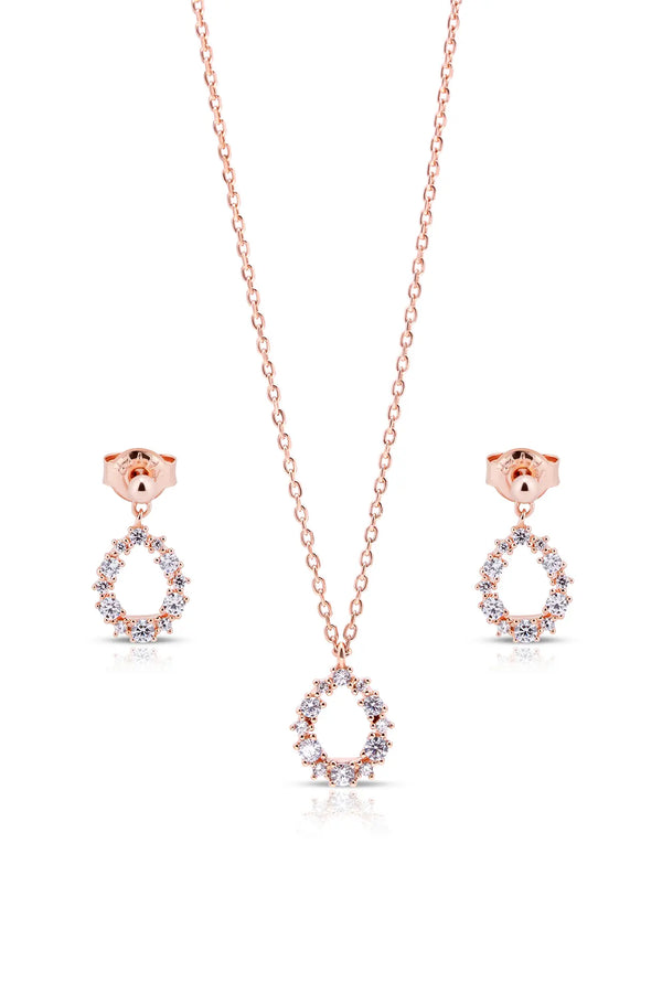 Anneliese Pendant and Earrings Set