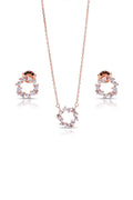 Lemira Silver Pendant and Earrings Set
