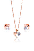 Seraphine Silver Pendant and Earrings Set
