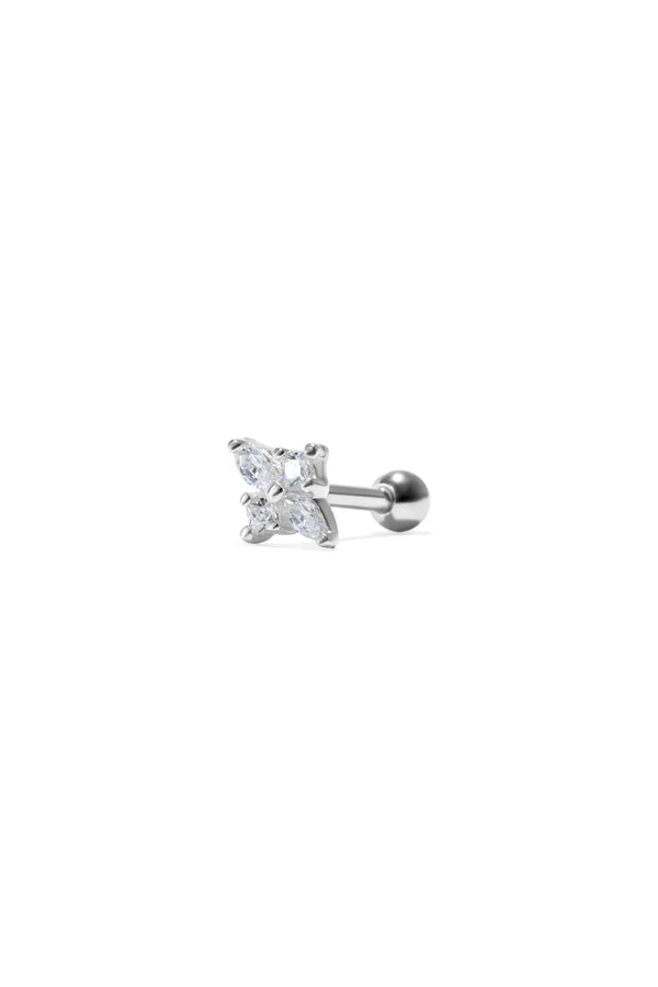 Amarinth Silver Ear Piercing