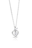 Corintha Silver Pendant and Earrings Set