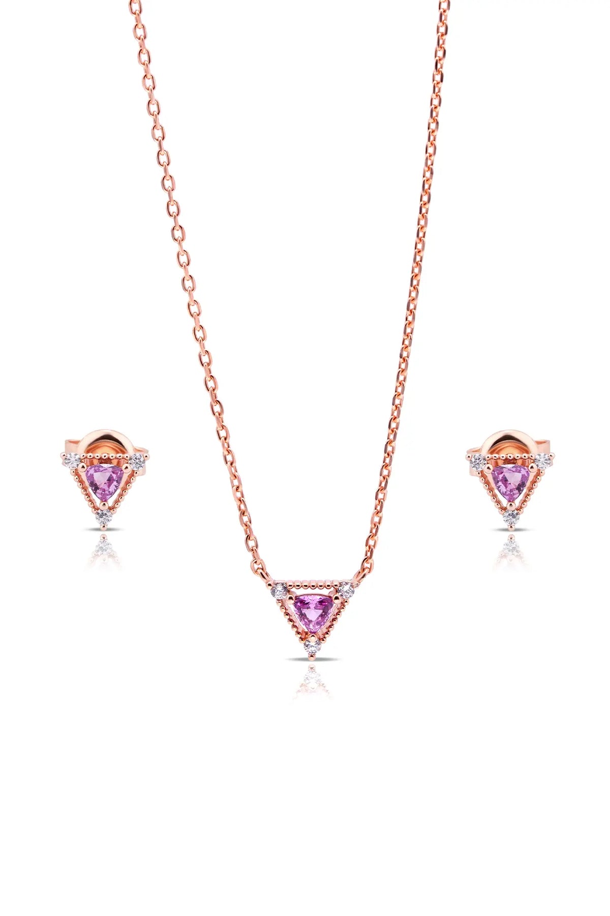 Solena Pendant and Earrings Set